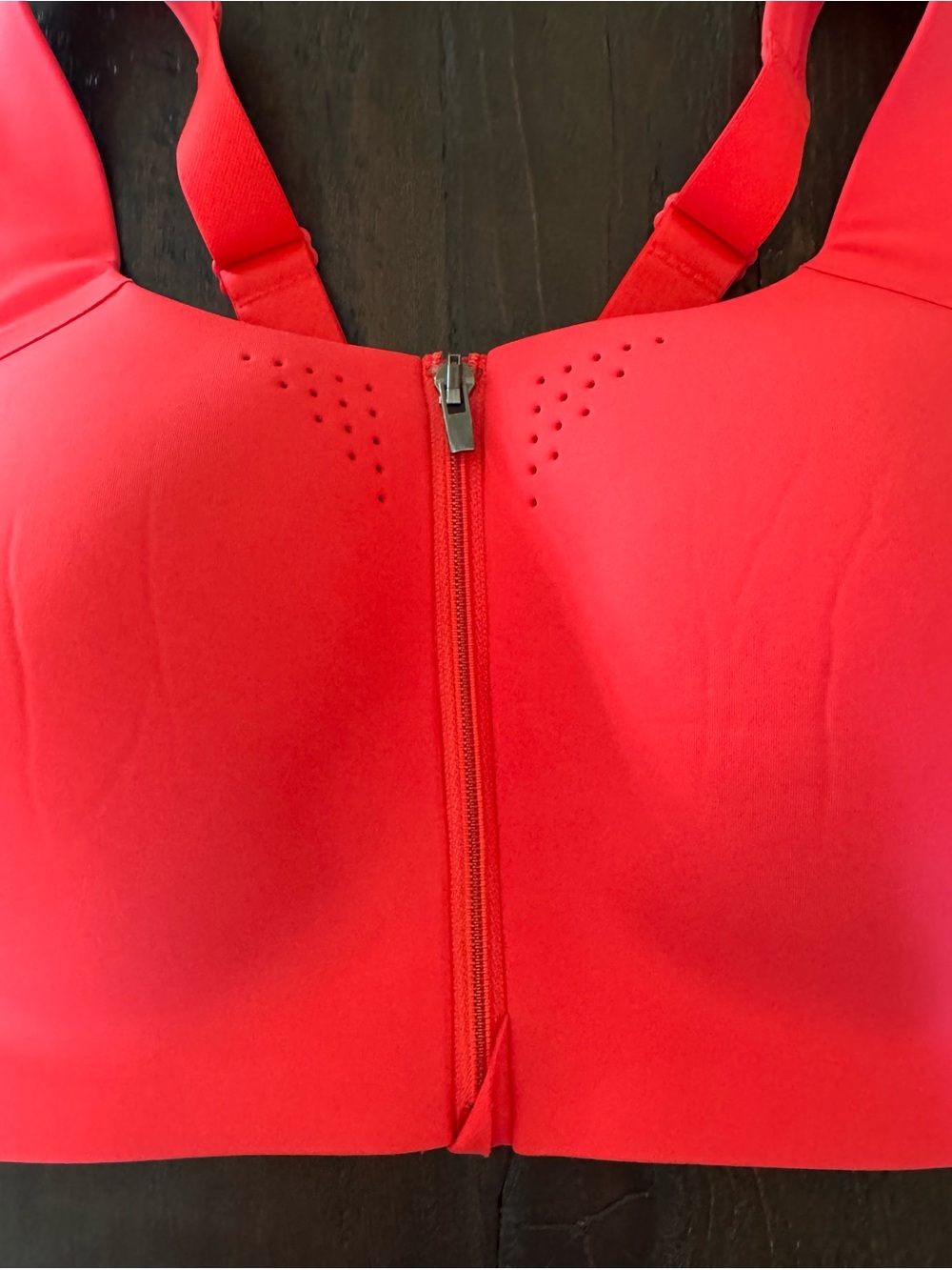 Pink VS Sports Bra Red Front-Zip One-Piece 40C